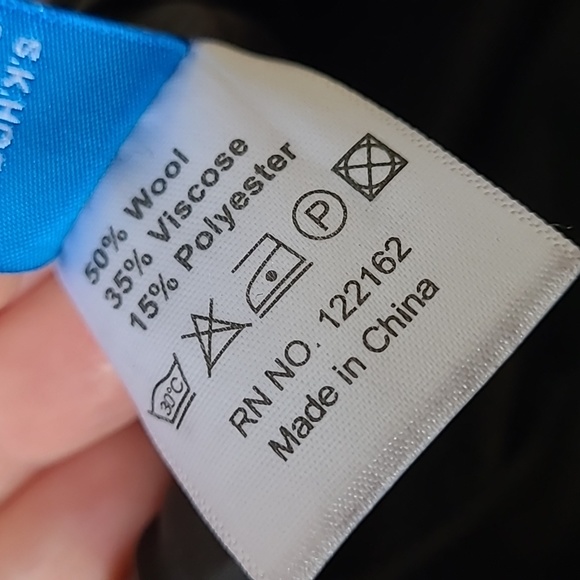 SKHOOP Wool Lined Winter Mini Skirt EUC Sz Small *Scandi Style* - Picture 12 of 12